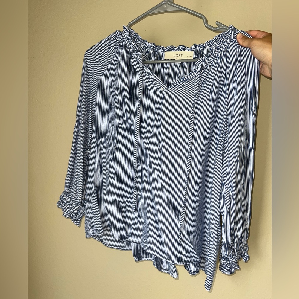 Pinstripe blouse